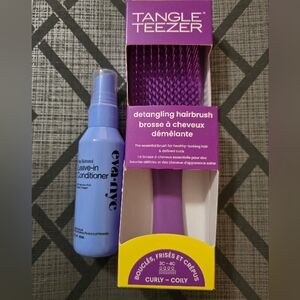 Eva•NYC Leave-in Conditioner and Tangle Teezer Detangling Hairbrush~